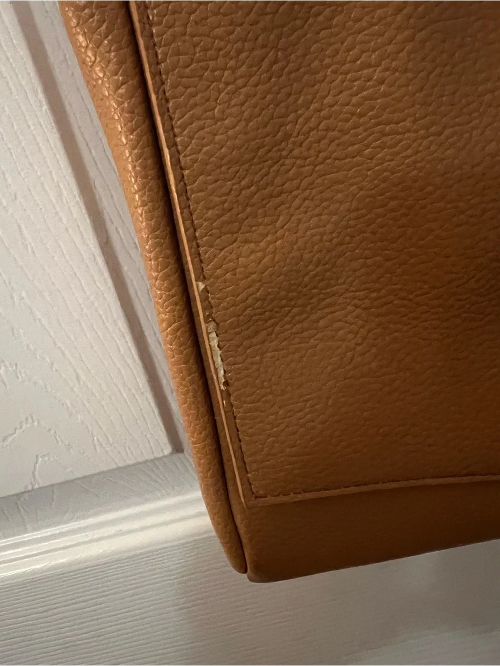 Freshly Picked Tan Leather Crossbody Shoulder Bag